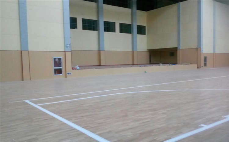 學校運動籃球地板雙層龍骨結(jié)構