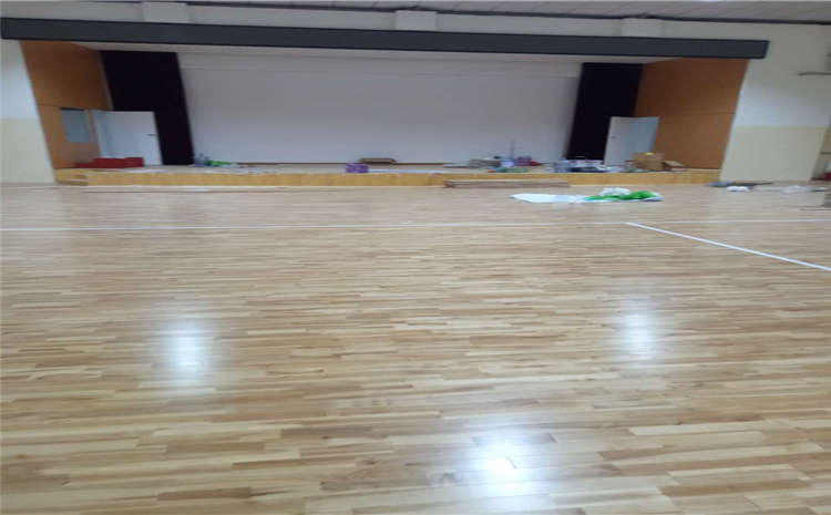 江西室內(nèi)運動木地板工程案例