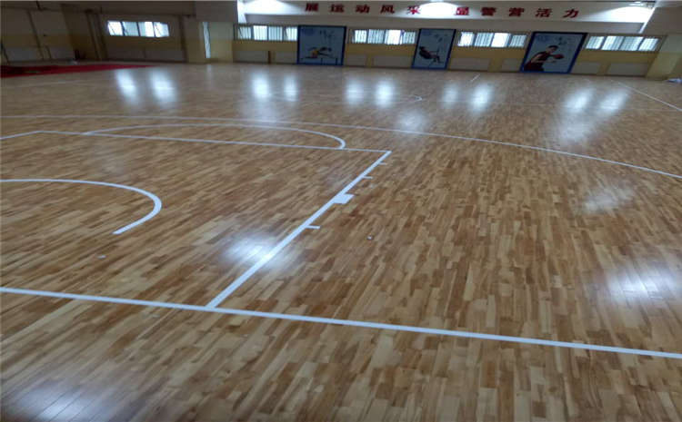 品牌廠家楓木籃球運動木地板