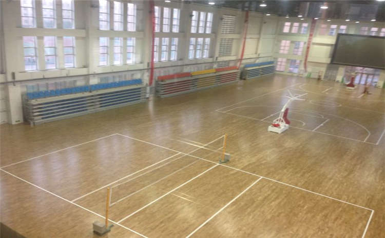 學(xué)校籃球場(chǎng)館木地板防潮層