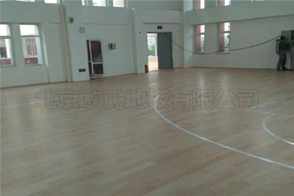 煙臺開發(fā)區(qū)第十小學(xué)運(yùn)動木地板工程案例
